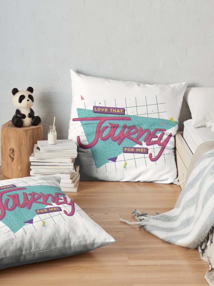 Alternate view of Love That Journey For Me Floor Pillow