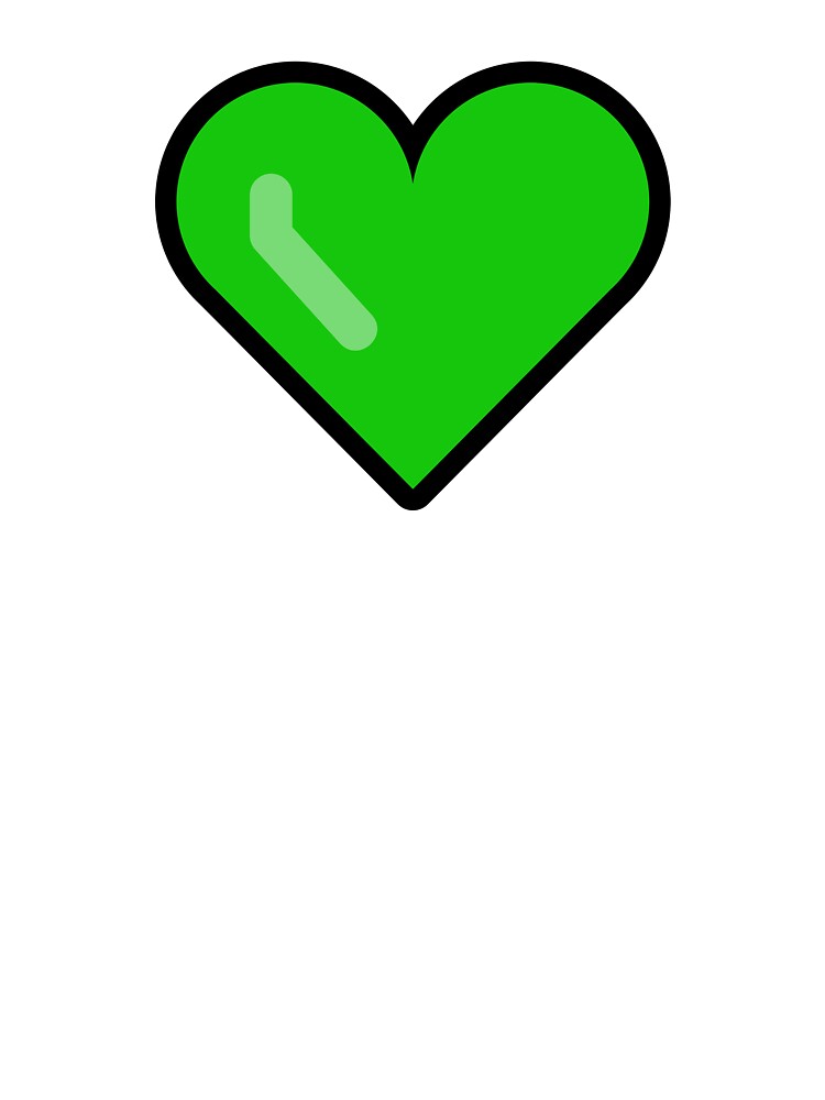 Green Heart Emoji Kids T Shirt For Sale By Feelklin Redbubble