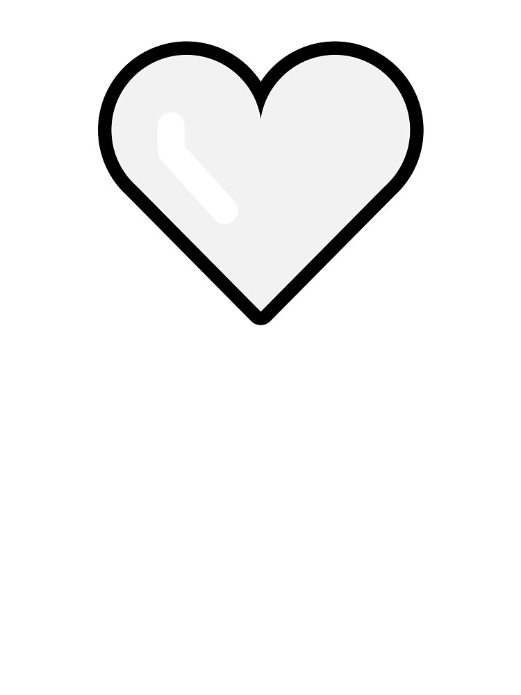 Weisses Herz Emoji Kinder T Shirt Von Feelklin Redbubble