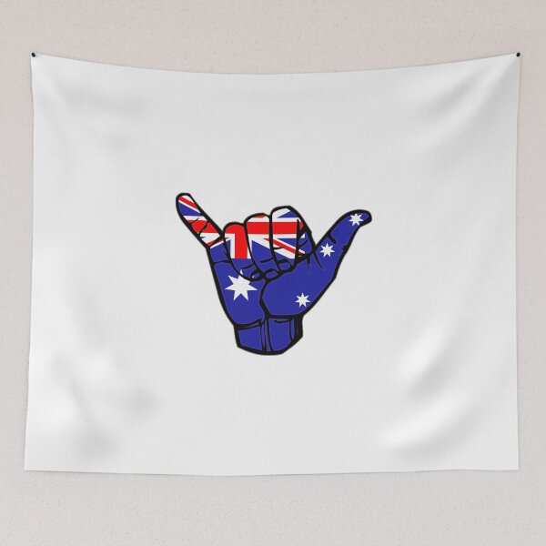 Item preview, Shaka Australia Flag designed and sold by Esskay Designs.