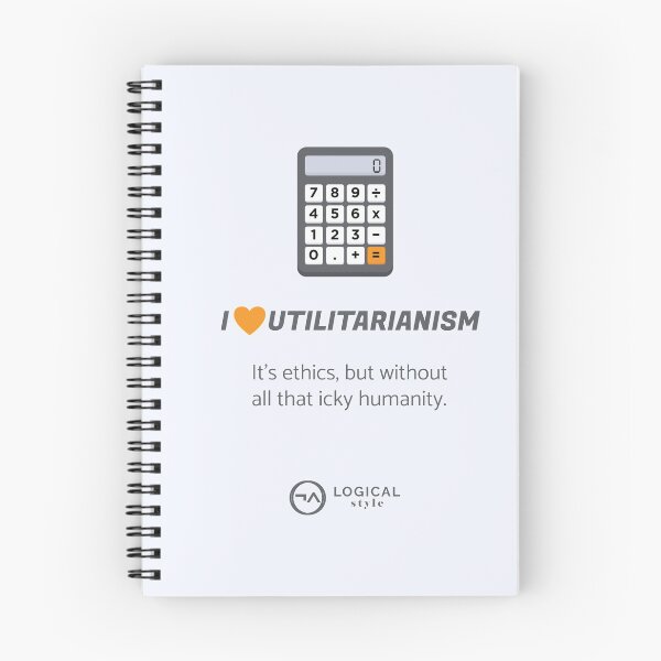 Item preview, I Heart Utilitarianism designed and sold by Logical Style.