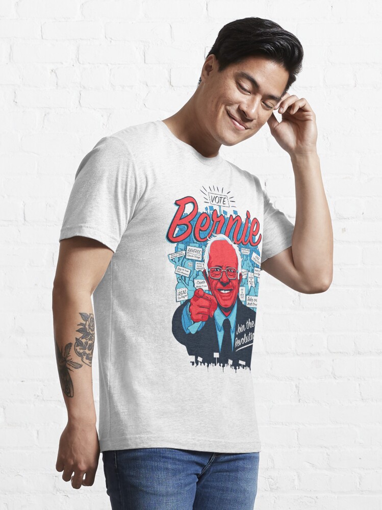 Alternate view of Bernie Sanders Revolution Essential T-Shirt
