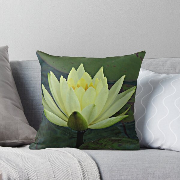 Item preview, Lemon Water Lily in Low Light designed and sold by Kathryn Jones.