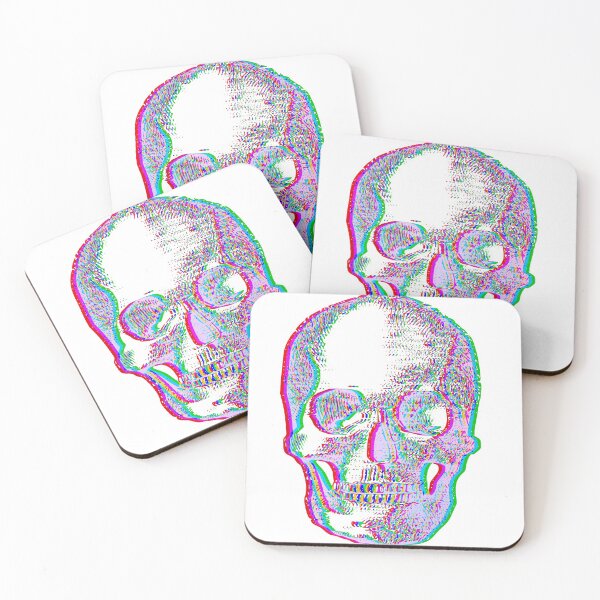 Item preview, Glitchy Skull-Light Version designed and sold by typoedheart.
