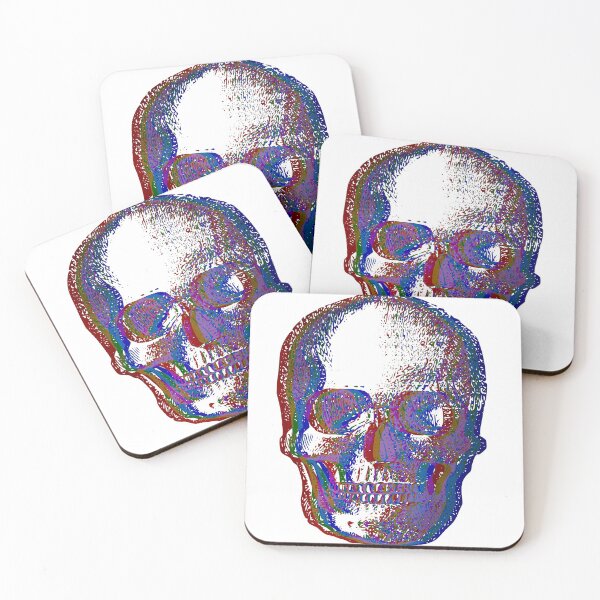 Item preview, Glitchy Skull-Dark Version designed and sold by typoedheart.