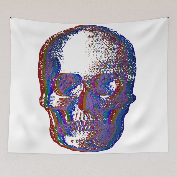 Item preview, Glitchy Skull-Dark Version designed and sold by typoedheart.