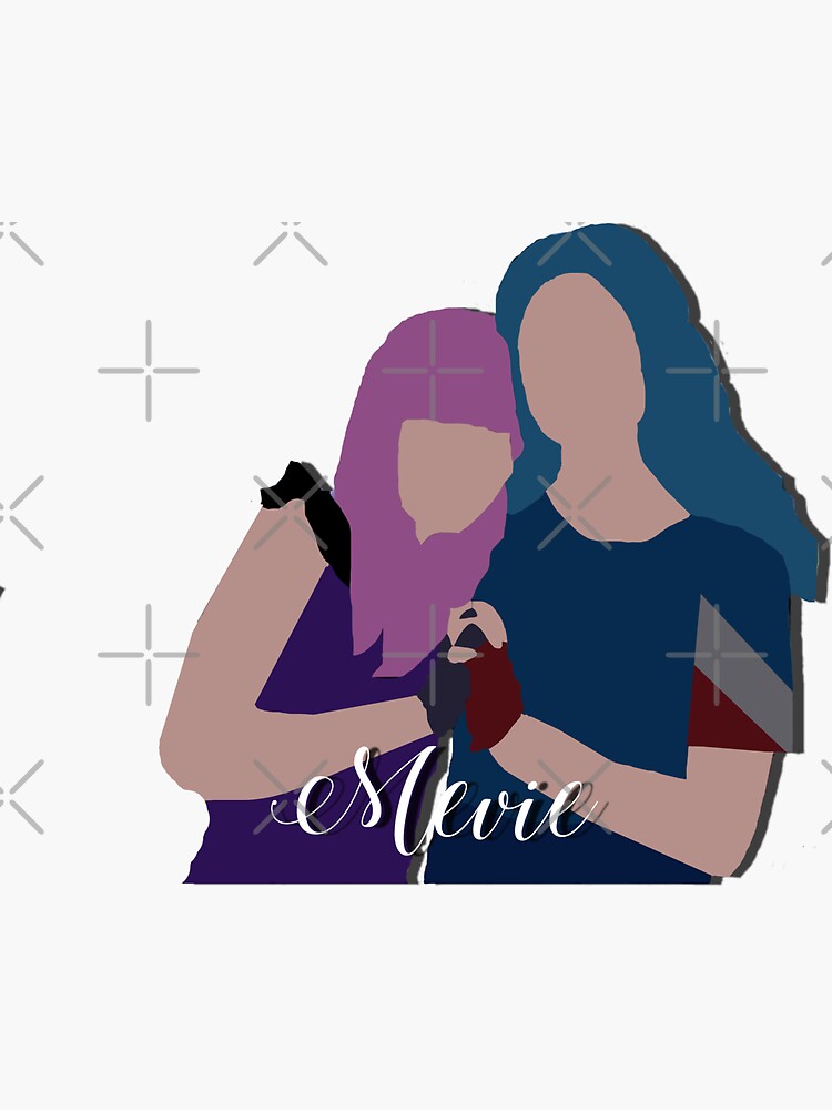 Imagen 3 de 3, Pegatina con la obra Mevie - Descendientes, diseñada y vendida por alexap45.