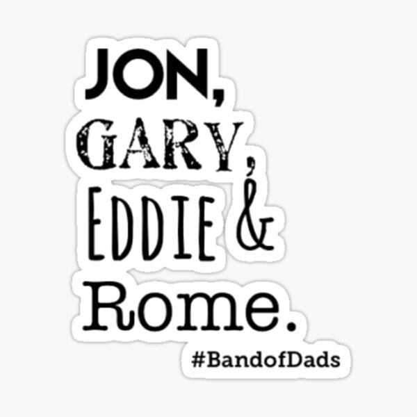 Item preview, Band of Dads Names designed and sold by ArtworkBySarahN.