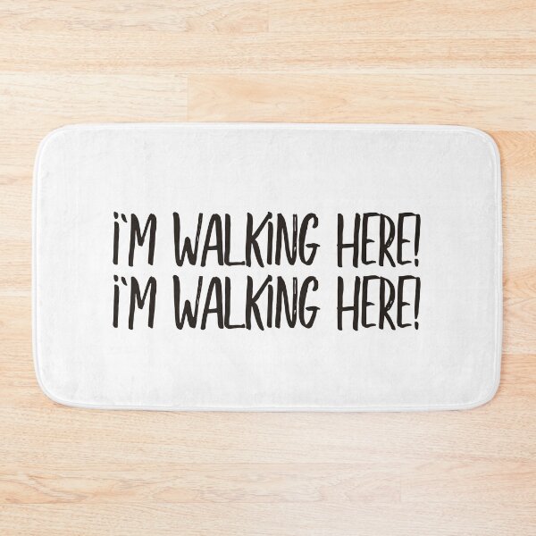Item preview, I'm walking here (black) designed and sold by didijuca.