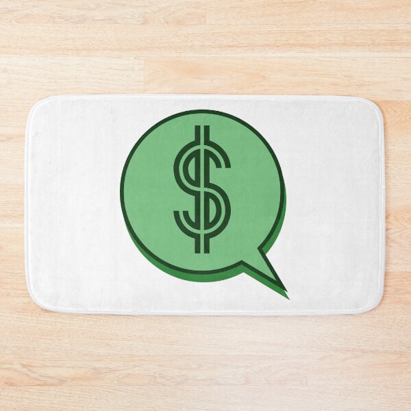 Item preview, Dollar Sign Speech Bubble designed and sold by Zethinova.