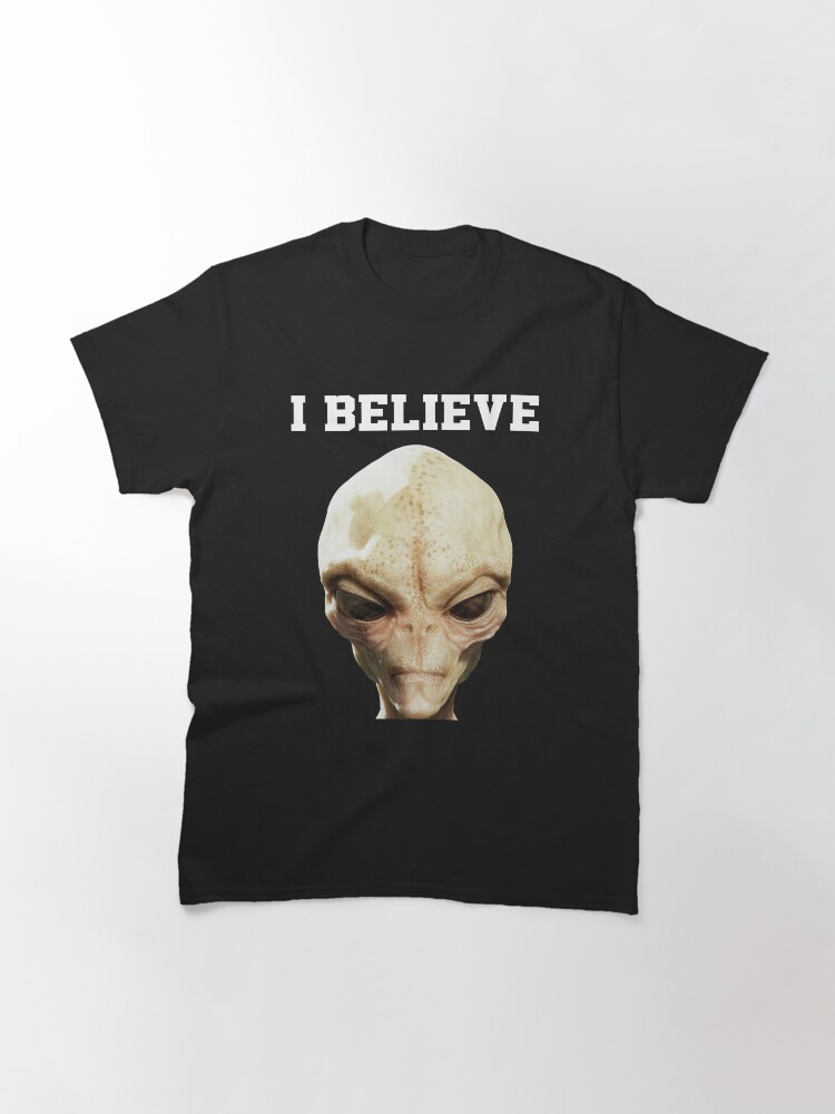 Alternate view of I Believe Alien Design Classic T-Shirt