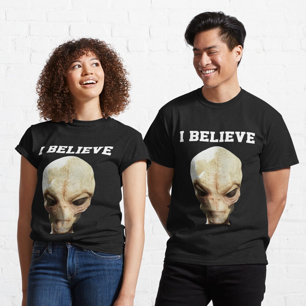 I Believe Alien Design  Classic T-Shirt