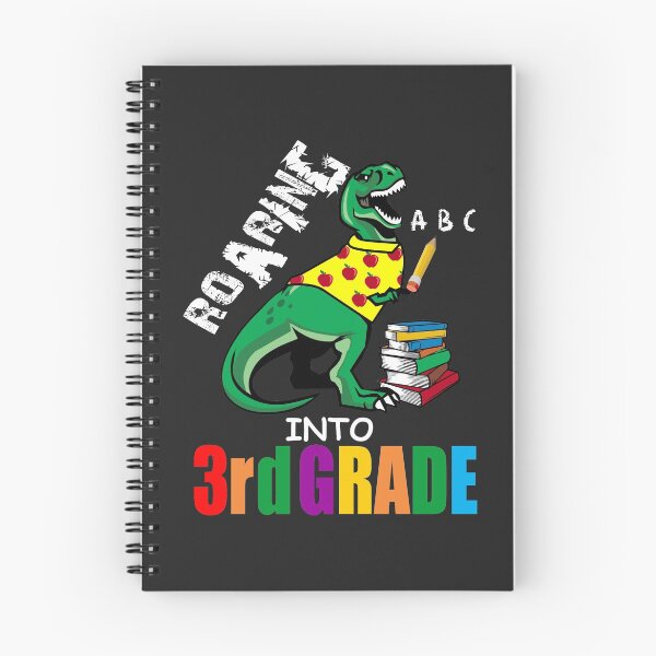 Item preview, Roaring Into 3rd Grade T Rex Back To School for boys girls designed and sold by hadleydesigns.