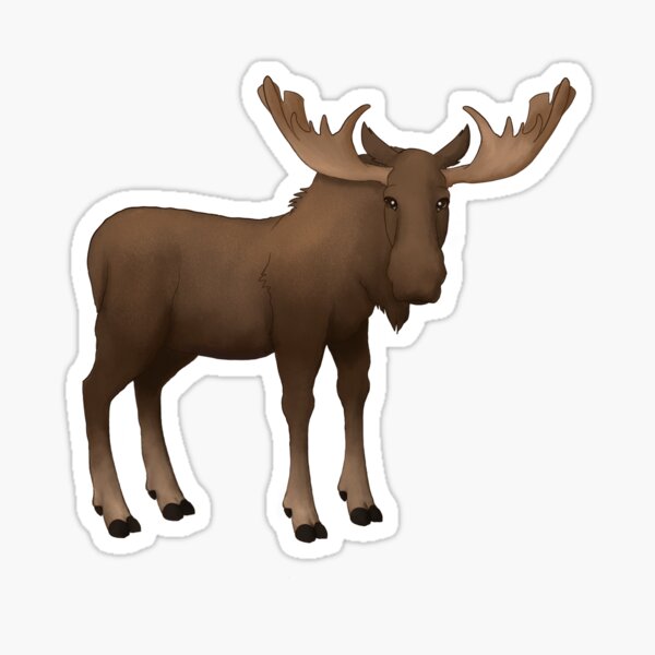 Item preview, Moose designed and sold by scribblyunicorn.