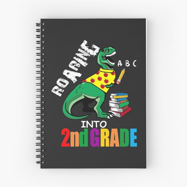 Item preview, Roaring Into 2nd Grade T Rex Back To School for boys girls designed and sold by hadleydesigns.