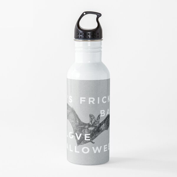 Es Frickin 'Bats. Amo Halloween Botella de agua