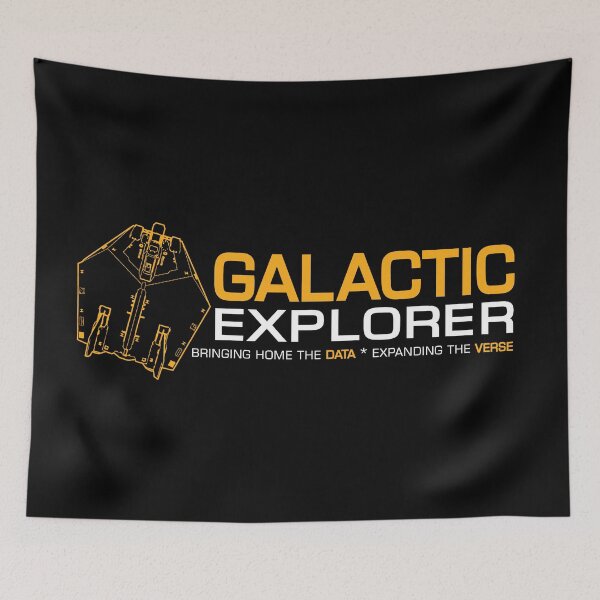 Item preview, ELITE DANGEROUS: GALACTIC EXPLORER STICKER designed and sold by Madjack Tees Kiwi SuperStore.