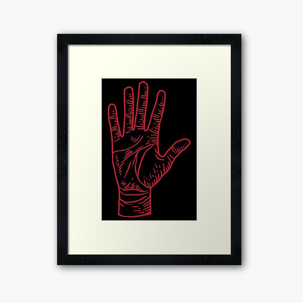 Red Right Hand - Nick Cave & The Bad Seeds (lyrics) Art Board