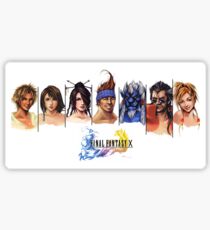 Final Fantasy X Characters Sticker