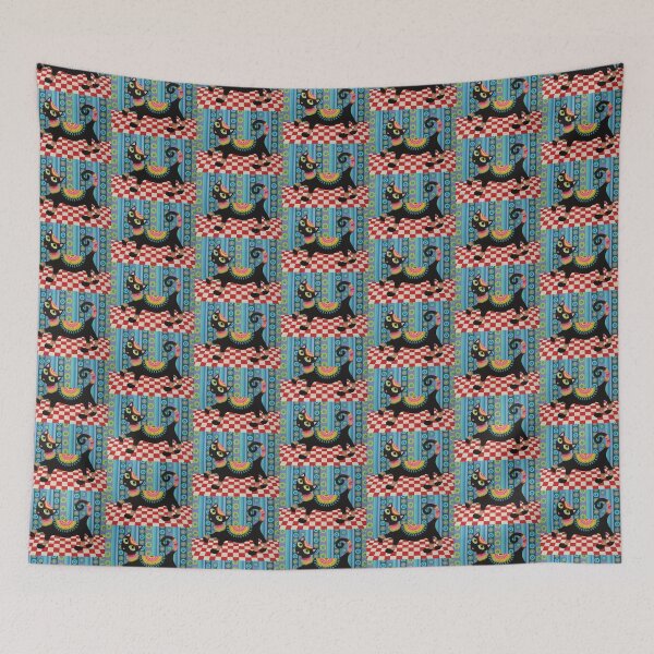 Item preview, Funky Retro Kitty designed and sold by Soozie Wray.