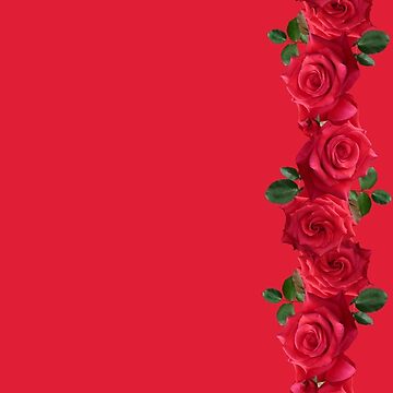 Artwork thumbnail, Ediemagic Red Red Roses by Ediemagic