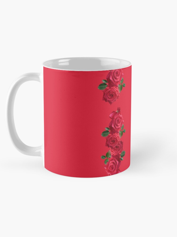 Thumbnail 5 of 6, Coffee Mug, Ediemagic Red Red Roses designed and sold by Ediemagic.
