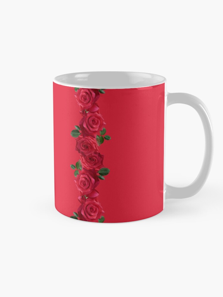 Thumbnail 3 of 6, Coffee Mug, Ediemagic Red Red Roses designed and sold by Ediemagic.