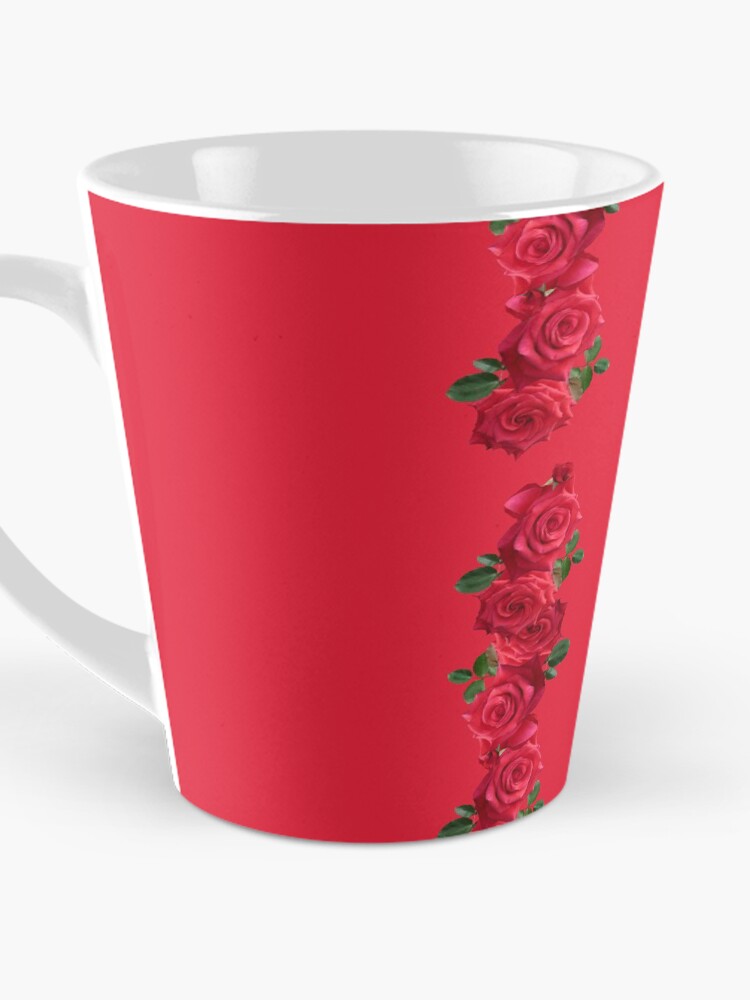 Thumbnail 3 of 4, Coffee Mug, Ediemagic Red Red Roses designed and sold by Ediemagic.