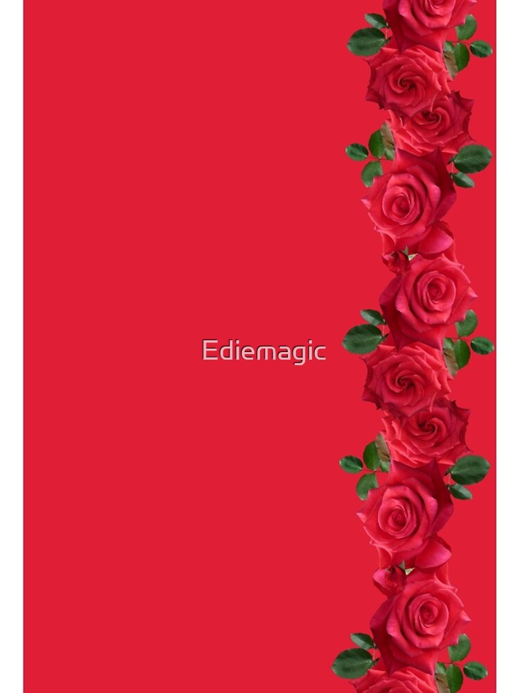 Thumbnail 4 of 4, Samsung Galaxy Phone Case, Ediemagic Red Red Roses designed and sold by Ediemagic.
