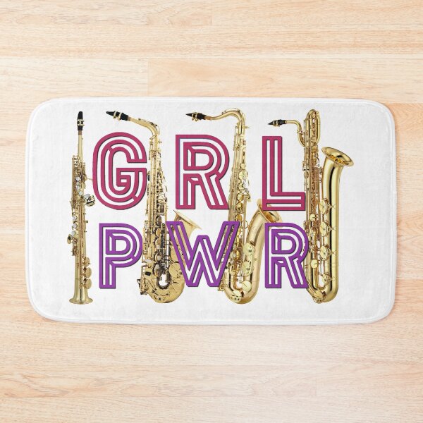 Item preview, (Girl Power) GRL PWR - Saxophones designed and sold by BandMomDesigns.