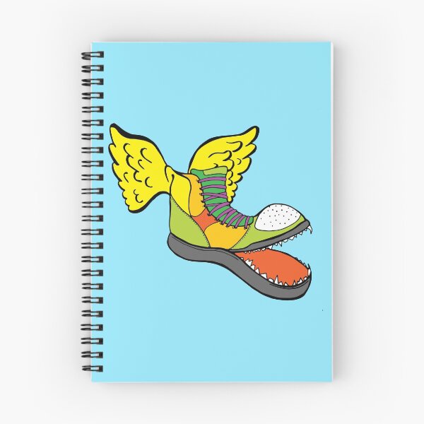 Item preview, Colorful Angel Sneaker is Flying Through the Air with Wings! designed and sold by Otter-Grotto.