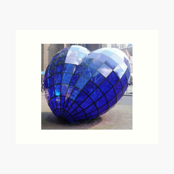 The Heart of Delft Art Print