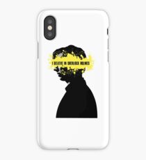 I BELIEVE IN SHERLOCK HOLMES iPhone Case/Skin