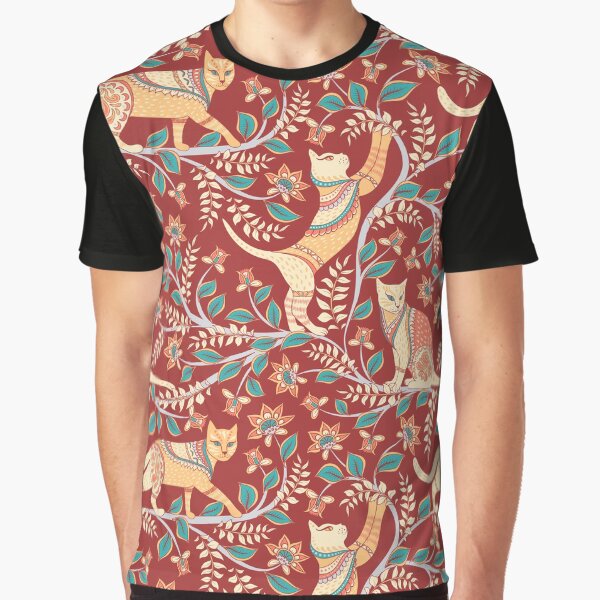 Artikel-Vorschau von Katzen @ Kalamkari., designt und verkauft von Skaska.