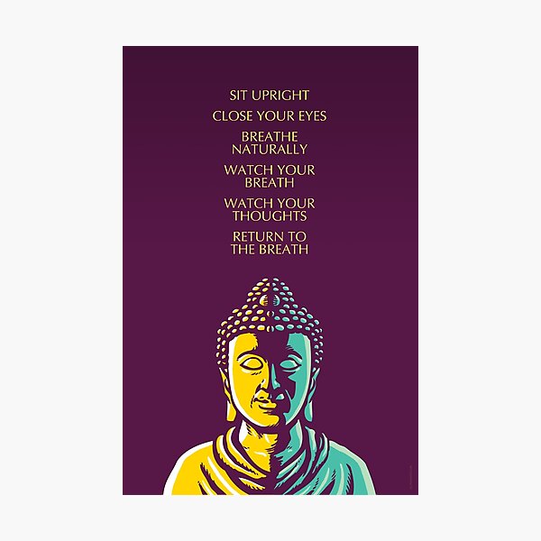 Item preview, How to Meditate Step by Step Guide with the Buddha designed and sold by Elvin Dantes.