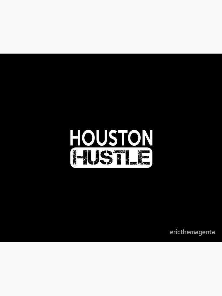 "Houston Hustle TX Space City Sport Fan H Town" Throw Blanket by