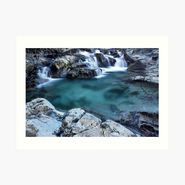 Blue Water Pool Art Print