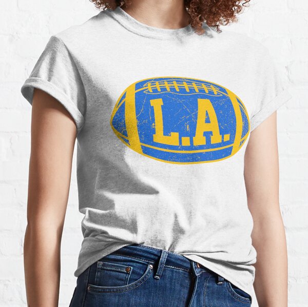 Vintage T-shirt LA RAMS Football Sports Pullover Top Shirt 