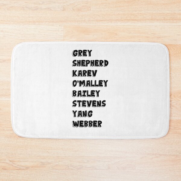 Item preview, Grey's names designed and sold by Hannahmac02.