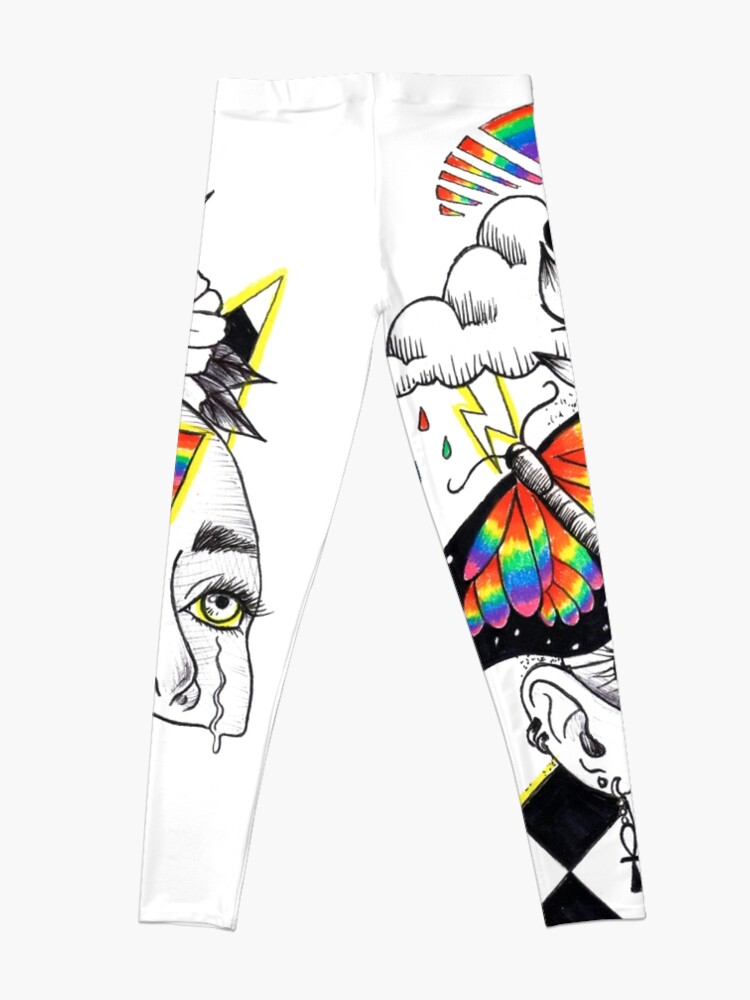 Thumbnail 4 of 5, Leggings, "Unconditional" Year 8 designed and sold by ArtByO.