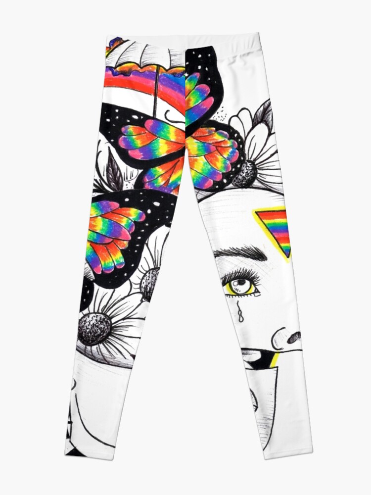 Thumbnail 3 of 5, Leggings, "Unconditional" Year 8 designed and sold by ArtByO.