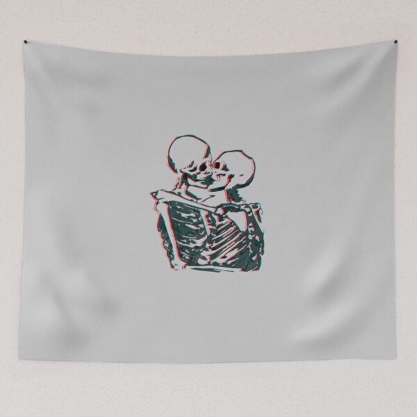 Item preview, kissing skeletons designed and sold by julia-flora.