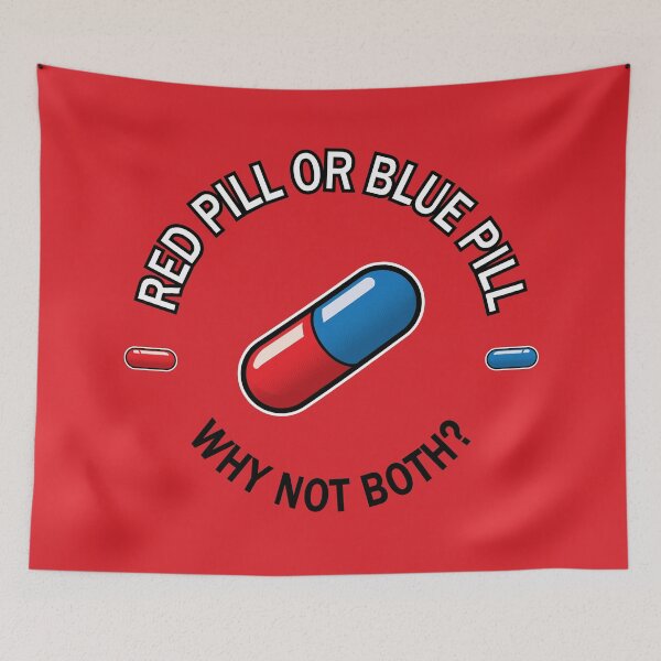 Item preview, Red pill Blue pill (Circle) designed and sold by baaksui.