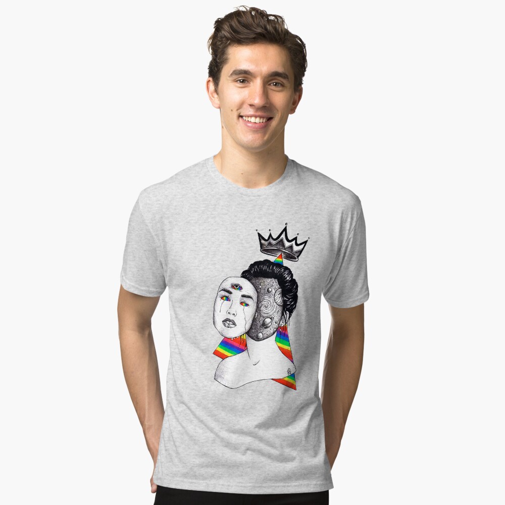 Item preview, Tri-blend T-Shirt designed and sold by ArtByO.