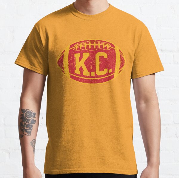 KC Retro Football - Yellow Classic T-Shirt
