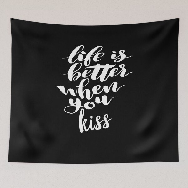 Item preview, Life Is Better When You Kiss. Boyfriend Girlfriend designed and sold by ProjectX23.