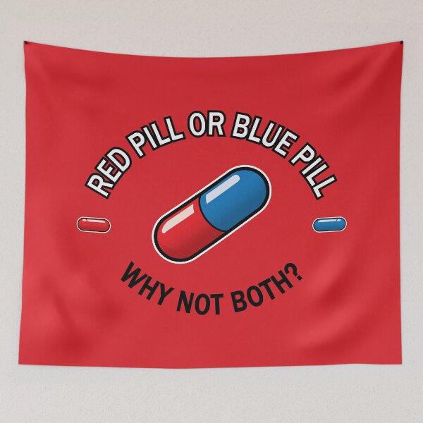 Item preview, Red pill Blue pill (Oval) designed and sold by baaksui.