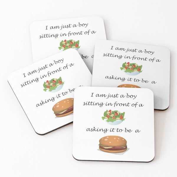 Item preview, Hamburger Hopeful (boy) designed and sold by ColorfulCortex.