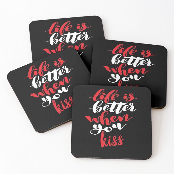 Item preview, Life Is Better When You Kiss. Boyfriend Girlfriend designed and sold by ProjectX23.