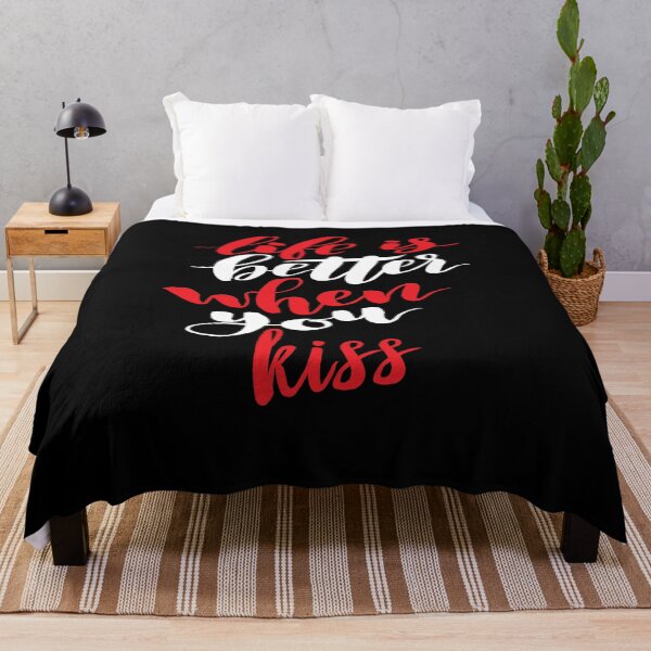 Item preview, Life Is Better When You Kiss. Boyfriend Girlfriend designed and sold by ProjectX23.